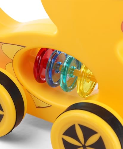 Storio Baby Products Pull Along Toddler Toy, Pull Along Toy with Attractive Design, Developmental Toy for 1 Year Old Girl Boy - Duck