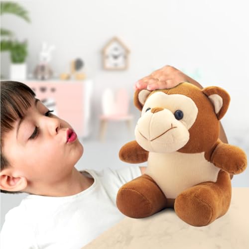 Storio Soft Toy Monkey Plushie Soft Toys for Kids | Plush Soft Toys for Baby Boys and Girls| Best Gift | Monkey Soft Toy for Kids