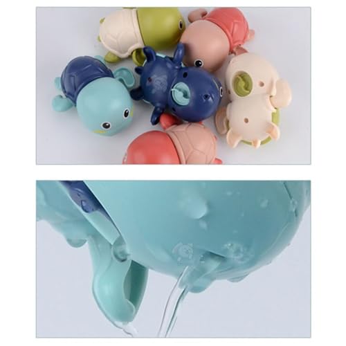 Storio Cute Swimming Baby Water Bath Toys for Toddlers | Turtle Toy | 1-3, Floating Wind Up Toys for 1 2 3 4 5 Year Old Boy Girl, New Born Baby Bathtub Water Toys, Preschool Toddler Pool Toys