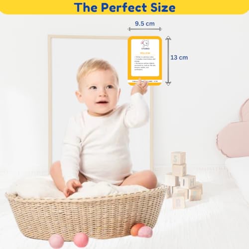 Storio Flashcards Early Learning 7 in 1 Flash Cards for Kids Babies | 196 Total Cards | Fun & Easy Learning Way for Preschoolers & Toddlers | 12+ Months