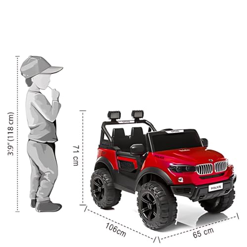 Storio Premium Rechargeable Baby Battery-Powered Electric Car Jeep for - Main Image