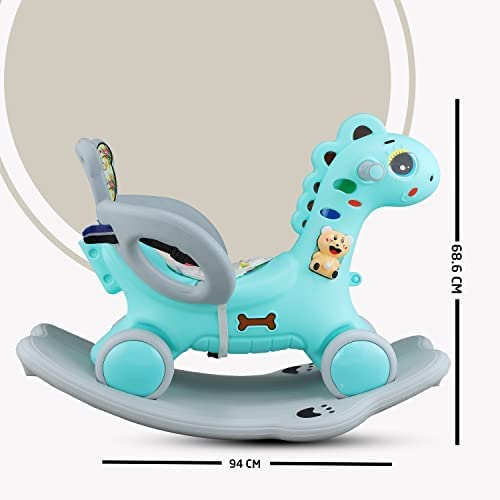 Storio Rio Ride-on in Baby Horse Rider for Kids Baby Birthday Gift  for Baby Year to Year |Horse for Baby, Rocker, Swing Indoors and