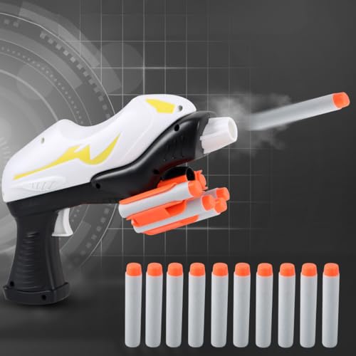 Storio Super Blaster Blaze Storm Soft Bullet Gun Toy with 10 Safe Soft Foam Bullets, Fun Target Shooting Battle Fight Game for Kids Boys (SMG4)