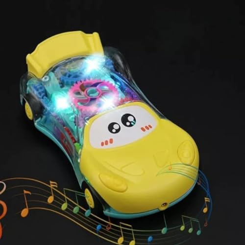 Storio Pretend Play 2 in 1 Cell Phone Toy Car for Kids, Toddlers with Music, Ringtones,3D Concept Gear & Lights Car for Girls & Boys