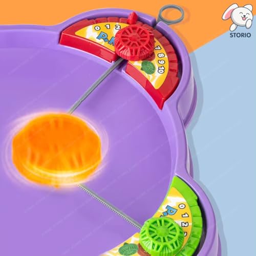 Storio Cool Top Spinning BeyBlades Game Gyro Battle Toy On Classic Super Arena Disk for Kids, 2-4 Players with 4 BeyBlades Spinners & Launchers | Lattoo