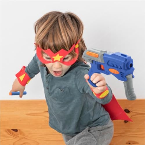 Storio EVO Sniper Hot Fire Gun Toy with 10 Safe Soft Foam Bullets, Fun Target Shooting Battle Fight Game for Kids Boys - Blue