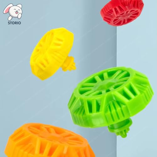 Storio Cool Top Spinning BeyBlades Game Gyro Battle Toy On Classic Super Arena Disk for Kids, 2-4 Players with 4 BeyBlades Spinners & Launchers | Lattoo