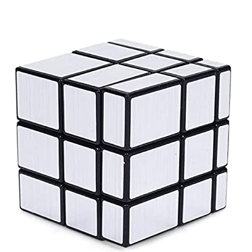 Storio Cubes 3x3 High Speed Sticker Less Magic Puzzle Cube Game Toy (Mirror Silver)