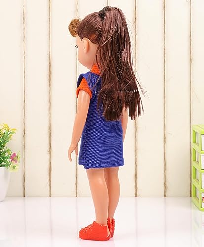 Storio Khushi Enchanting Doll Set for Girls 5-10 Years | Cute Theme | Includes Baby Doll, Mermaid Dolls, and Accessories | Perfect Girl Toys | Movable Joints (Random Dress Color/Design)-30cm
