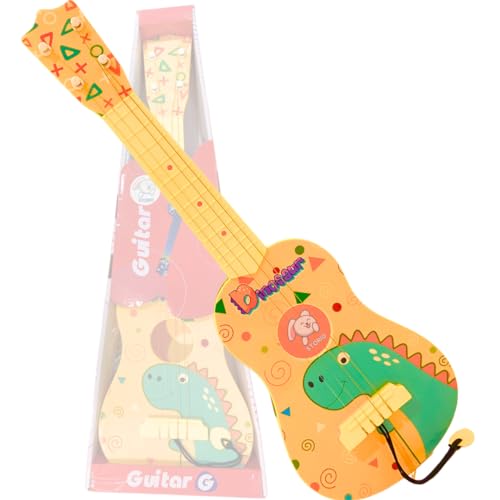 Storio Guitar Toy Ukulele Toy 4 Strings Early Educational Instruments Dinosaur Musical Gift Musical Instruments Toys for Kids Toddlers Year of 3+