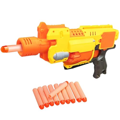 Storio Toys Rechargeable Blaze Storm Automatic Soft Suction Bullet Gun Toy with 20 Safe Soft Foam Bullets, Fun Target Shooting Battle Fight Game for Kids Boys