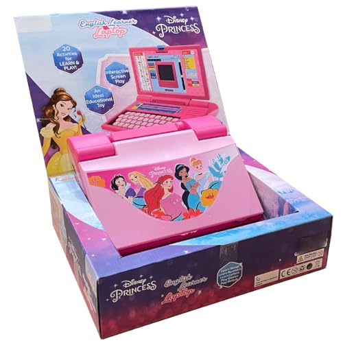 Storio Educational Laptop Computer Toy with Mouse | 1 Year Extended Warranty | Kids Above 3 Years | 20 Fun Activity Learning | Learn Letter Words Games Mathematics Music Logic Memory Tool | Pink