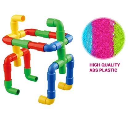 Storio DIY Puzzle Building Blocks Game Toys for Kids Educational Blocks Learning Puzzle Learning Toy for Kids (Pipe Blocks)