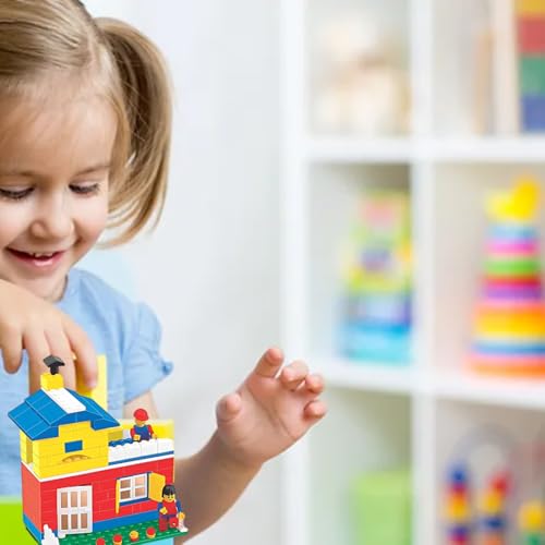 Storio Kids 200+ Pcs Building and Construction Blocks Toy Set for Boys & Girls - DIY Educational & Learning Puzzle Games for Children, Ideal for Kids’ Creative Play