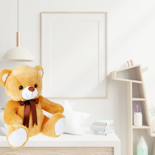 Storio Toy Cute Huggable Teddy Bear | 30 cm | Plushie Soft Toys for Kids | Plush Soft Toys for Baby Boys and Girls Kids - Brown | Best Gift