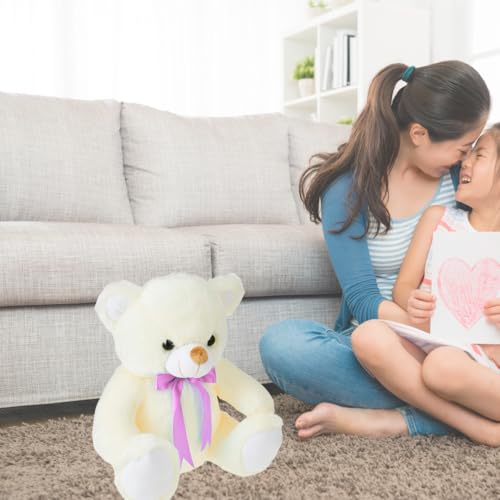 Storio Toy Cute Huggable Teddy Bear | 30 cm | Plushie Soft Toys for Kids | Plush Soft Toys for Baby Boys and Girls Kids - White | Best Gift