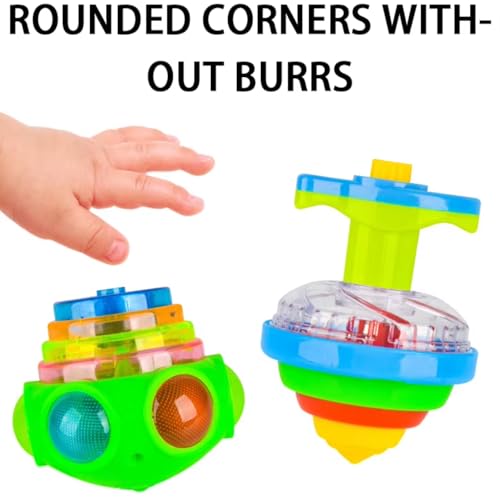 Storio Toys Spinning Gyro Magic Lattoo with Music and Lights | Spinning Top Toy for Kids Boy | Colourful Spinner Fidget Sound Tops Best Birthday Gift for Baby