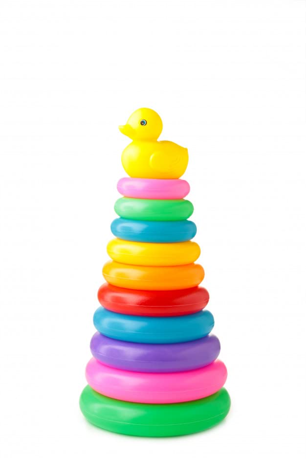 Storio Baby Toy Stacking Multicolor 9 Rings for Toddlers, Kids for 6 Months+ Boys and Girls