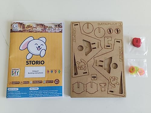 Storio Catapult STEM DIY Fun Toy for Kids 6 to 14, Best Birthday Gift Toy for Boys & Girls Age 6-8-10-12, Science Toy, Educational Based Activity Game, Made in India