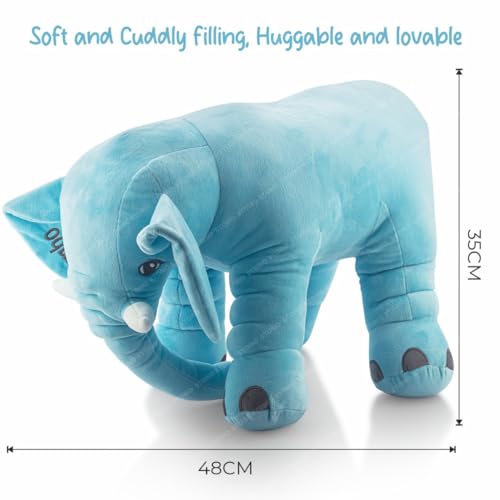 Storio Toy Super Cute Plushie Soft Toys for Kids | Plush Soft Toys for Baby Boys and Girls Kids - Jumbo Elephant | Best Valentine Gift