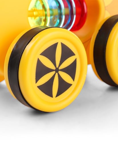 Storio Baby Products Pull Along Toddler Toy, Pull Along Toy with Attractive Design, Developmental Toy for 1 Year Old Girl Boy - Duck