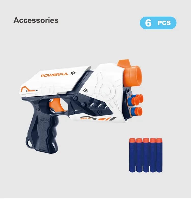 Storio Blaze Storm Powerful Space Gun with Soft Foam Bullets,Target Shooting Role Play Toy Gun Game for Kids Boys