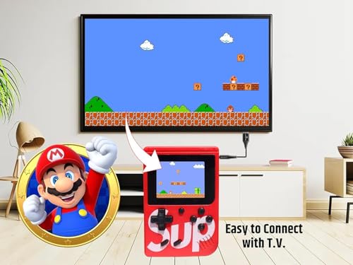 Storio Video Game for Kids SUP 400 in 1 Retro Game Box Console Handheld Game Box with TV Output & with Remote Controller Gaming Console