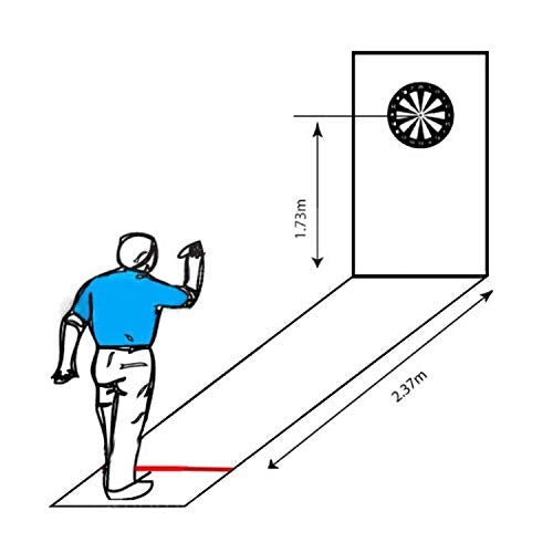 Storio Premium Magnetic Dart Board with Darts - Fun Indoor and Outdoor Dart Game Set Toys for All Ages Kids, Boys and Girls - 17 Inch