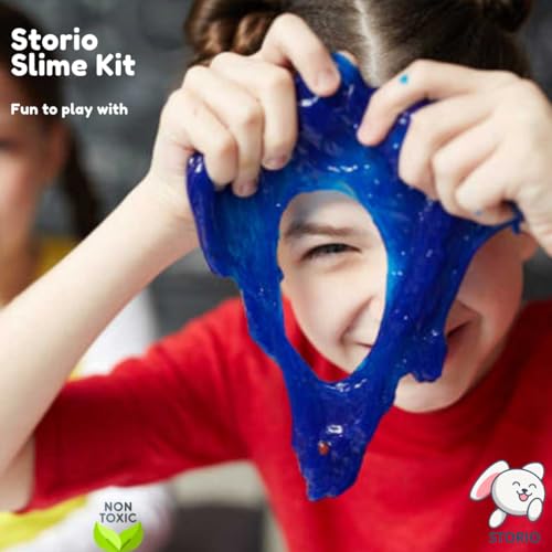 Storio Fruit-Scented Multicolor DIY Magic Toy Slime Clay Gel Jelly Putty Set Kit for Kids Slime Toys for Boys and Girls (Set of 3, 50g Each)