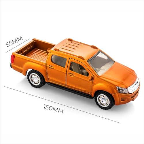 Storio Toy Car for Kids Explorer Adventure D Max Model 4x4 Look Sports Off Road Toys Cars | Material : Plastic - Orange