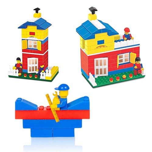 Storio Kids 200+ Pcs Building and Construction Blocks Toy Set for Boys & Girls - DIY Educational & Learning Puzzle Games for Children, Ideal for Kids’ Creative Play