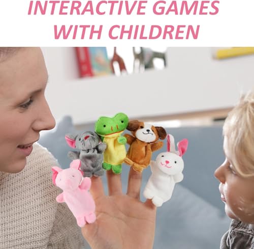 Storio Toy Finger Puppet Plushie Soft Toys for Kids Story Telling | Plush Soft Toys for Baby Boys and Girls| Best Gift | Soft Toy for Kids - Set of 10