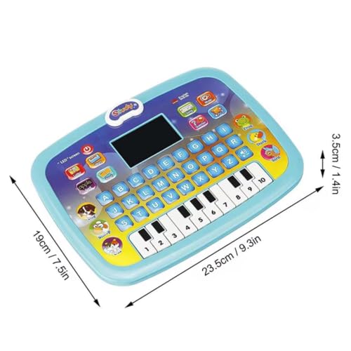 Storio Learning Educational Kids Piano Laptop with Led Screen & Music | Fun Activities Toy Computer Tablet for Kids Toddlers 1 2 3 4 5 6 + Year Old Boy and Girls