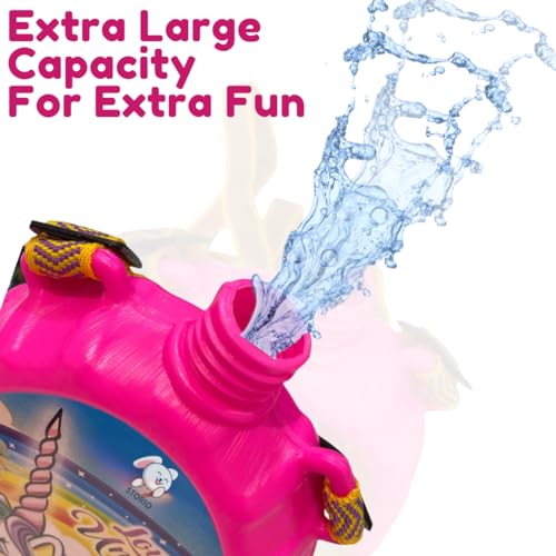 Storio Holi Water Toy Gun with Pressure Mechanism for Long Throw, Back Holding Tank, Back Holding Tank - Unicorn
