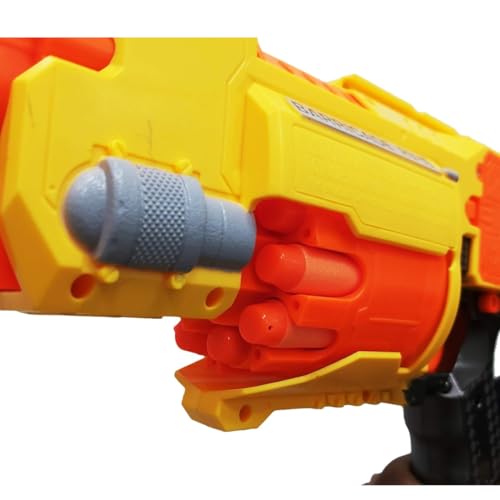 Storio Toys Rechargeable Blaze Storm Automatic Soft Suction Bullet Gun Toy with 20 Safe Soft Foam Bullets, Fun Target Shooting Battle Fight Game for Kids Boys