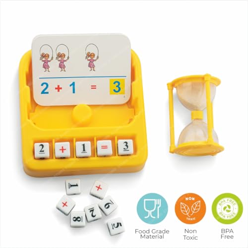 Number Perfect Game Fun Way of Learning Numbers and Remembering Them - Yellow