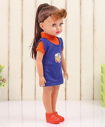 Storio Khushi Enchanting Doll Set for Girls 5-10 Years | Cute Theme | Includes Baby Doll, Mermaid Dolls, and Accessories | Perfect Girl Toys | Movable Joints (Random Dress Color/Design)-30cm