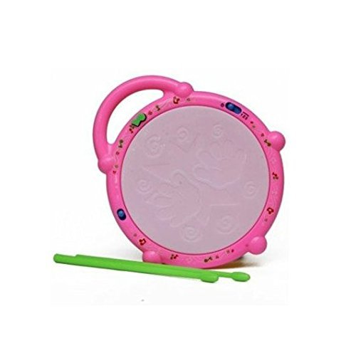 Storio Baby Toys Musical Flash Drum with Light and Sticks to Play for Kids Boys and Girls