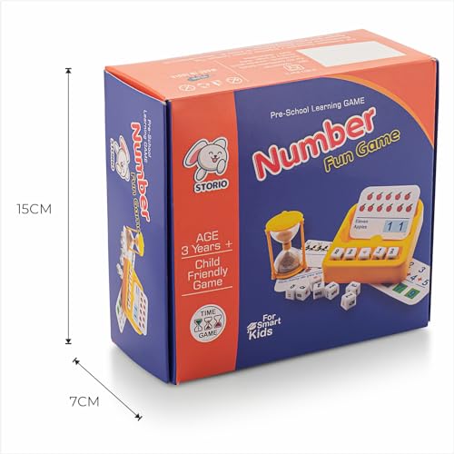 Number Perfect Game Fun Way of Learning Numbers and Remembering Them - Yellow