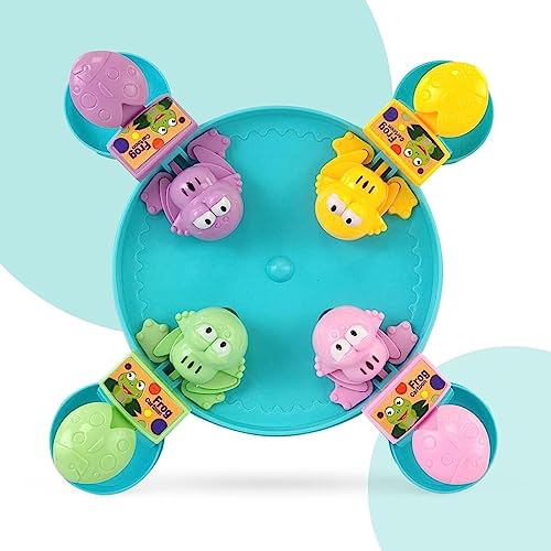 Storio Hungry Frog Indoor Games | Board Games | Toys for Kids | Multiplayer Games | Puzzle Games | Gift for Kids | Frog Games for Kids- 4 Players Game