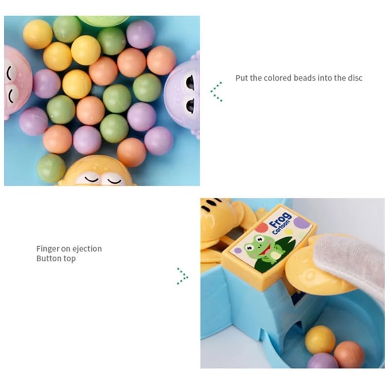 Storio Hungry Frog Indoor Games | Board Games | Toys for Kids | Multiplayer Games | Puzzle Games | Gift for Kids | Frog Games for Kids- 2 Players Game