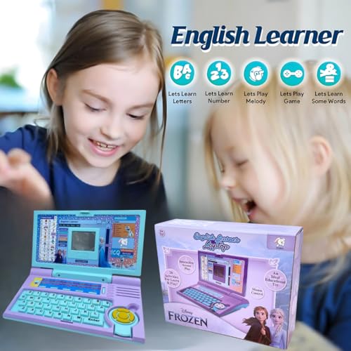 Storio Educational Laptop Computer Toy with Mouse | 1 Year Extended Warranty | Kids Above 3 Years | 20 Fun Activity Learning | Learn Letter Words Games Mathematics Music Logic Memory Tool | Purple