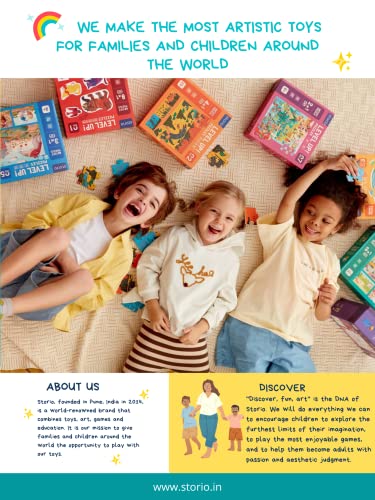 Storio Magnetic Box Series - Dressing Room Puzzles Toys With Reference Cards and Magnetic Board and Marker To Draw & Play Educational Toy for Kids 2 3 4 Years Boys Girls Montessori Gift Fun & Play for Baby (70+ Magnet Pcs)