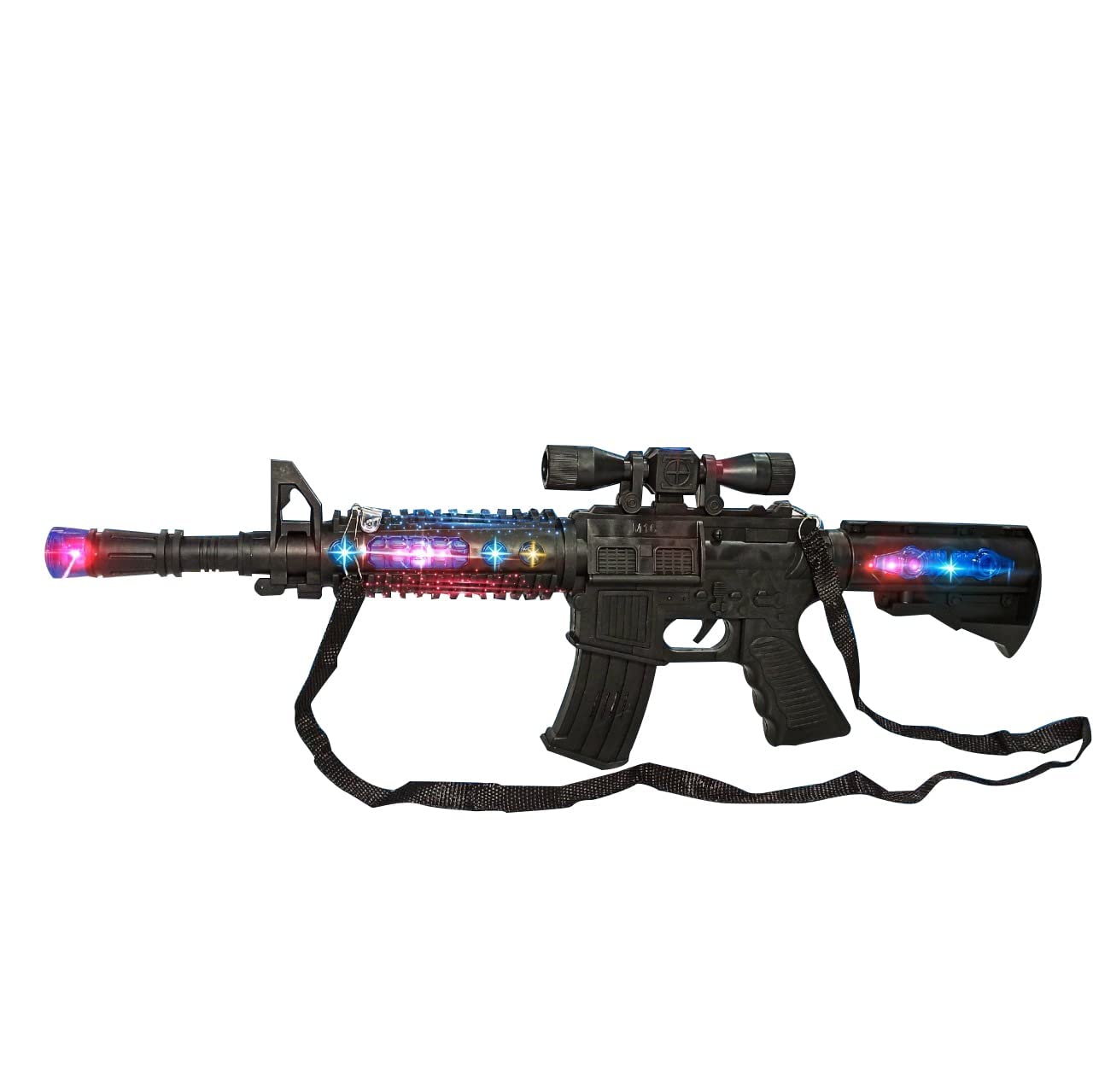 Storio Laser Toy Gun with Sound and Flash Light, Amazing Sniper Musical Sound Effects with Vibration, Realistic Gun Game for Kids & Boys