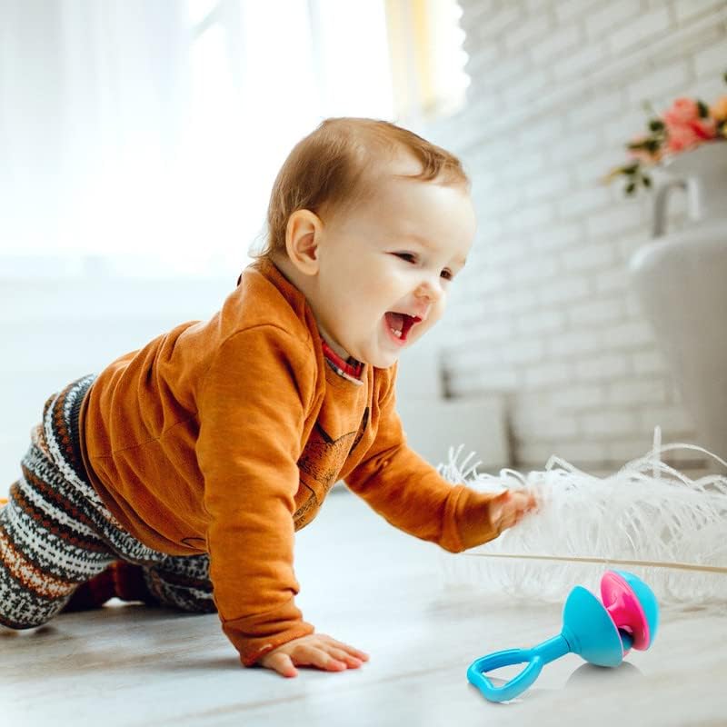 Storio Jingle Rattle Non Toxic Bright and Colorful Rattles Baby Boy Girl Toys