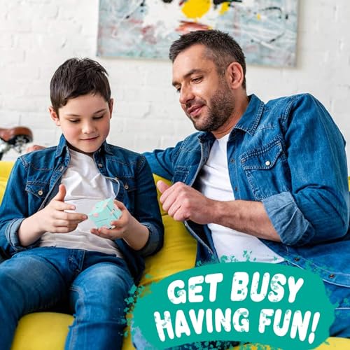 Storio Toys Infinity Cube Fidget Toy Stress Relieving Fidgeting Game for Kids and Adults,Cute Mini Unique Gadget for Anxiety Relief and Kill Time