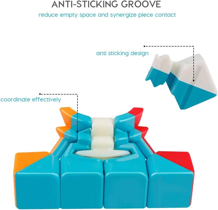 Storio Toys Warrior Puzzles Cubes 4X4 High Speed Sticker Less Magic Cube Game, Kid