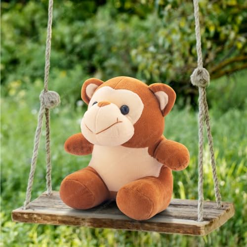Storio Plush Soft Super Cube Toy Super Cute Kids Animal Home Decor Boys/Girls/Baby (28 Cm, Monkey) | Best Valentine Gift