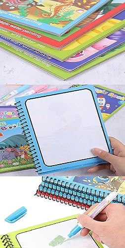Storio Water Magic Book, Magic Doodle Pen, Coloring Doodle Drawing Board Games for Kids, Educational Book for Growing Kids Pack of 1 Book