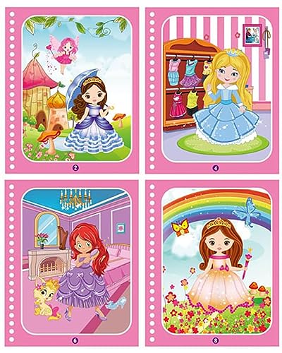 Storio Water Magic Book, Magic Doodle Pen, Coloring Doodle Drawing Board Games for Kids, Educational Book for Growing Kids Pack of 1 Book